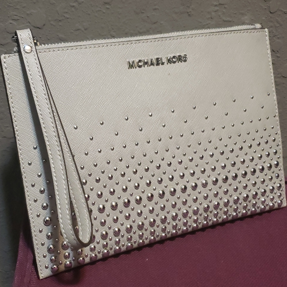 NEW Michael Kors Studded Wristlet NWOT